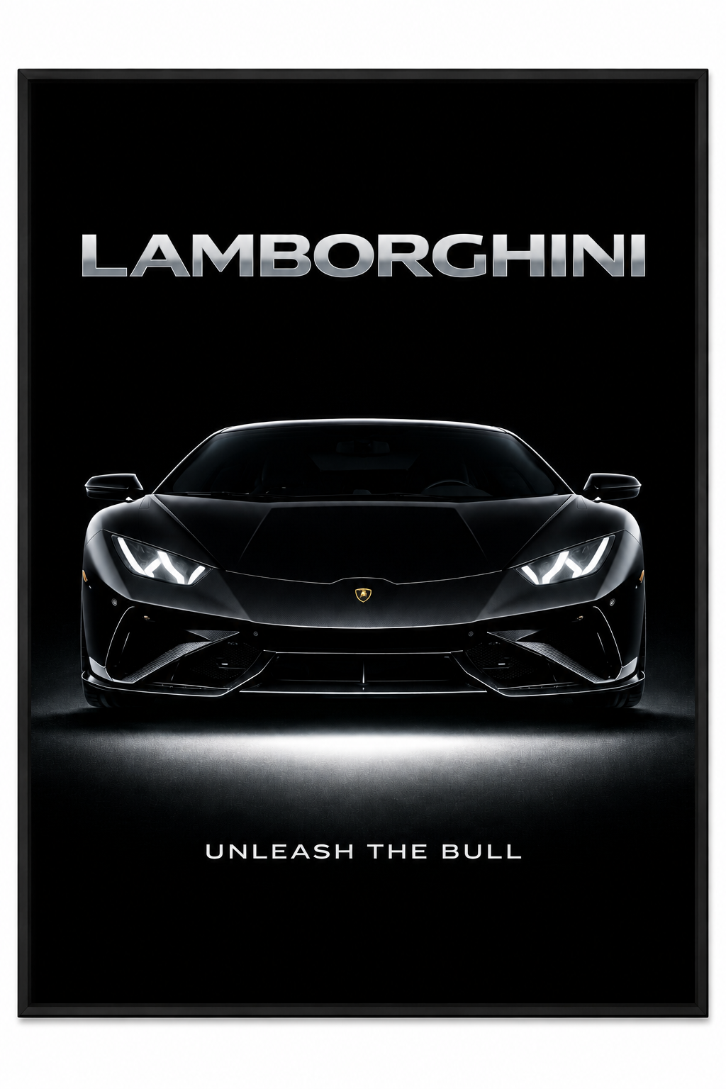 Unleash the bull - Lamborghini Poster