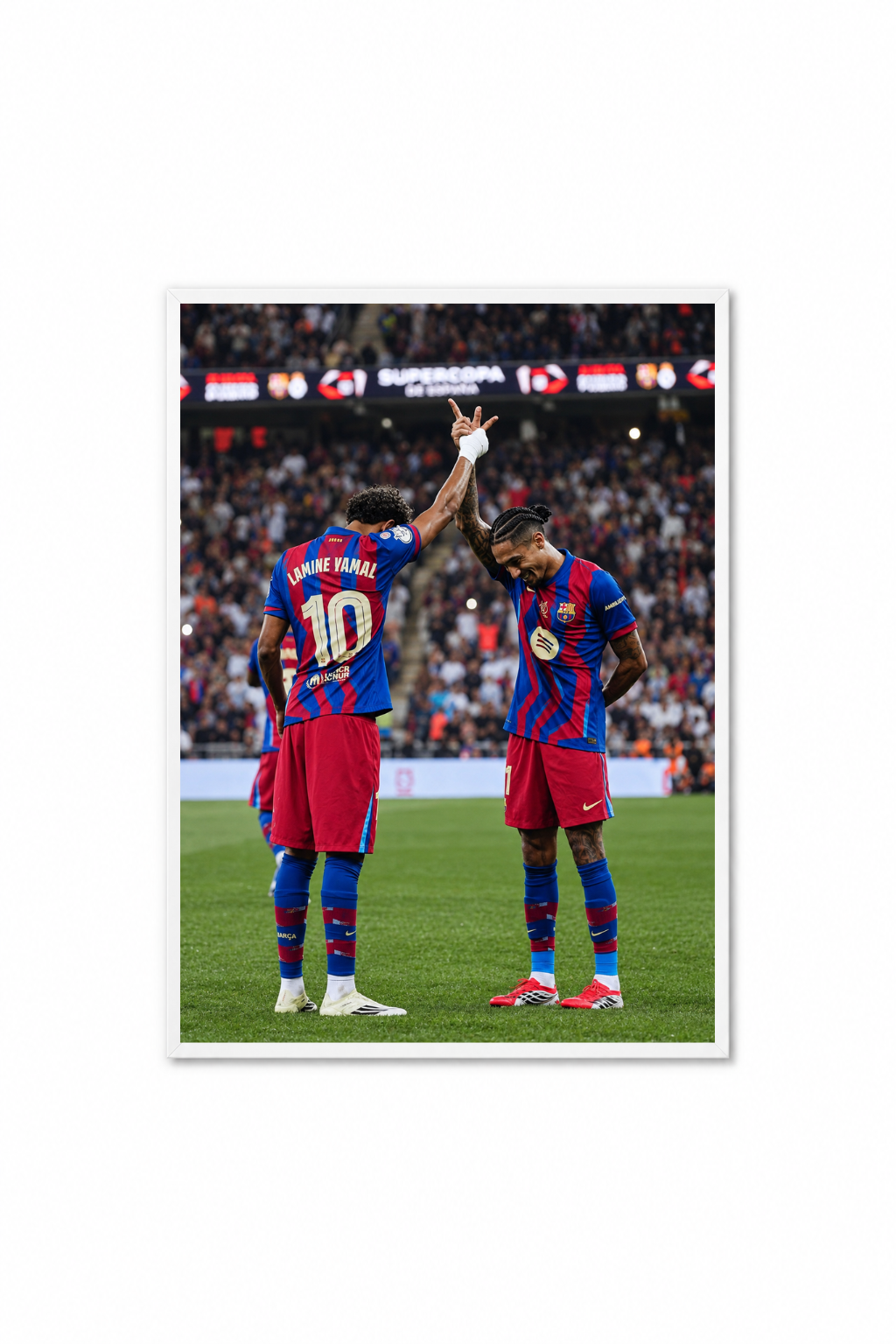 Lamine Yamal x Raphinha Poster