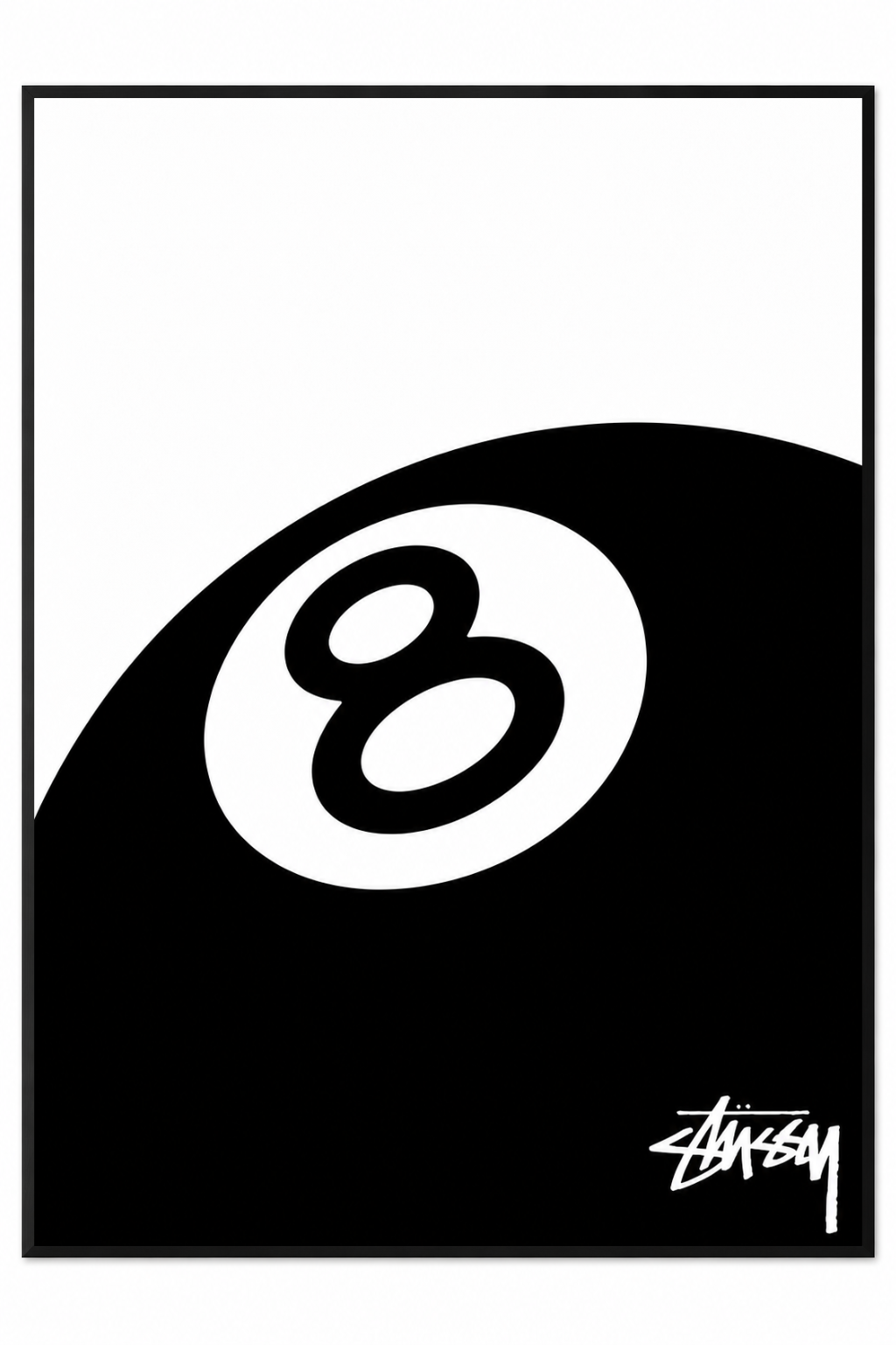 Stussy 8 Ball Poster