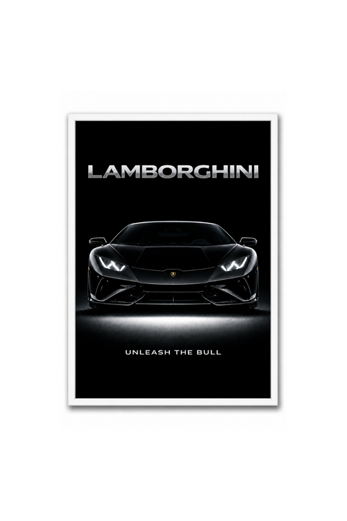 Unleash the bull - Lamborghini Poster