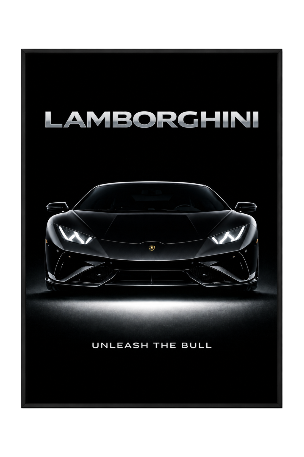 Unleash the bull - Lamborghini Poster